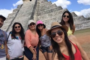 Desde Mérida: Chichén Itzá, Izamal y Cenote con comida