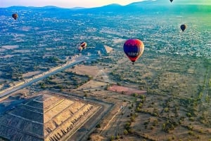 Desde CDMX: Sobrevuela Teotihuacan en globo