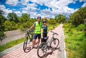 From Mexico City: Hot Air Balloon & Bike Tour in Teotihuacan