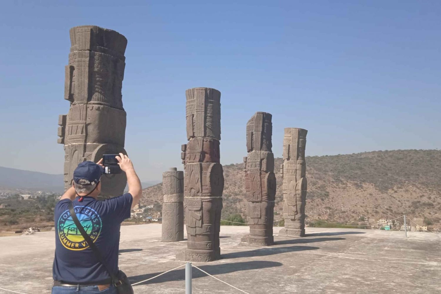 Desde Ciudad de México: Excursión de un día a las Pirámides de Tula y Teotihuacán