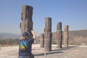 Desde Ciudad de México: Excursión de un día a las Pirámides de Tula y Teotihuacán
