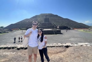 From Mexico City: Teotihuacan Pyramids with Water and Snack