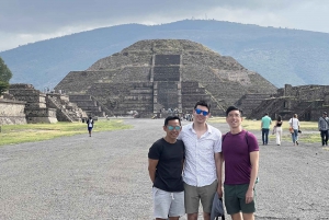 From Mexico City: Teotihuacan Pyramids with Water and Snack