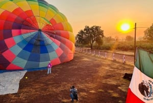 desde Ciudad de México: Vuelo en globo sobre las pirámides de Teotihuacán