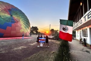 desde Ciudad de México: Vuelo en globo sobre las pirámides de Teotihuacán