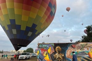 desde Ciudad de México: Vuelo en globo sobre las pirámides de Teotihuacán