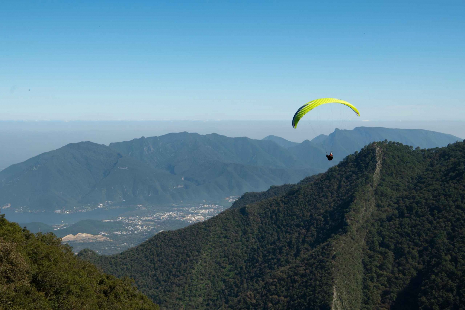 From Monterrey: Sierra de Santiago Paragliding with Pickup