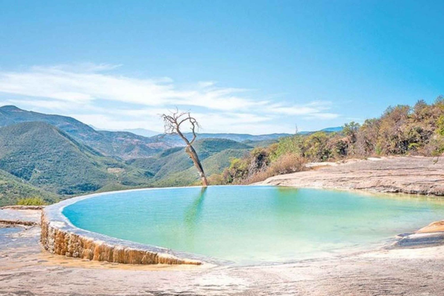 From Oaxaca: Hierve el Agua and Teotitlán del Valle