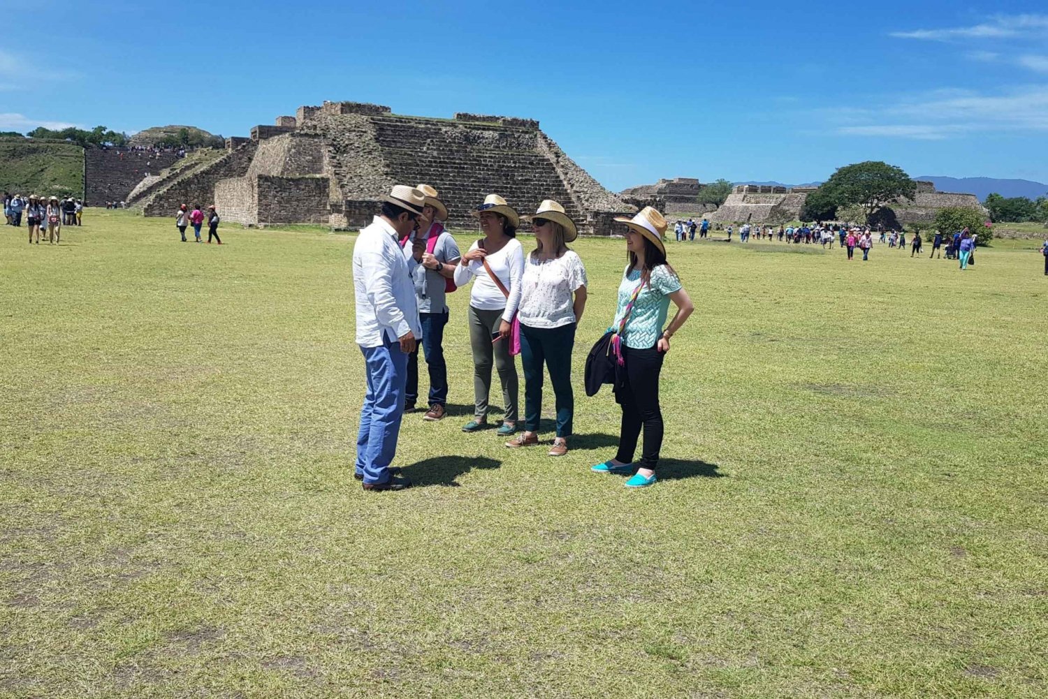 From Oaxaca: Monte Albán and Art Craft Towns Day Trip