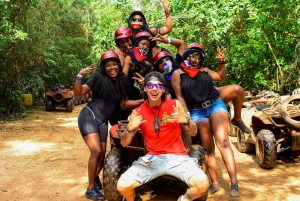 Desde Playa del Carmen/Tulum: Día de ATV, cenote y tirolesa