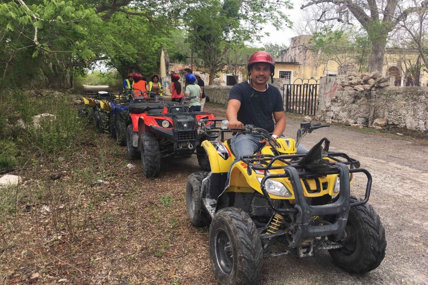 From Progreso: ATV Ghost Town Excursion & Beach Club Access