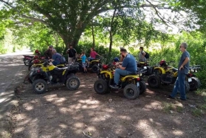 From Progreso: ATV Ghost Town Excursion & Beach Club Access