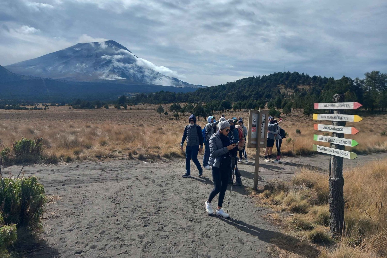 Desde Puebla: Excursión de un día a pie por el Iztaccíhuatl | Nivel 2