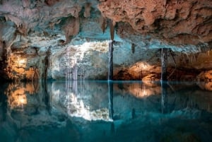 From Riviera Maya: Tulum Ruins and 2 Cenotes Tour
