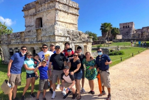 From Riviera Maya: Tulum Ruins and Cenote Mariposa Van Trip