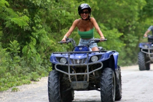 From Tulum: ATV Ride with Monkey Sanctuary and Cenote Trip