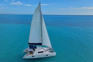 From Tulum: luxury Isla Mujeres Catamaran adults only