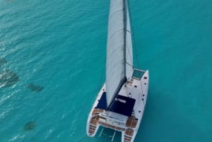 From Tulum: luxury Isla Mujeres Catamaran adults only