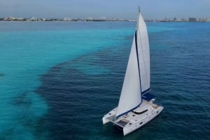 From Tulum: luxury Isla Mujeres Catamaran adults only