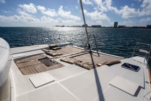 From Tulum: luxury Isla Mujeres Catamaran adults only