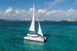 From Tulum: luxury Isla Mujeres Catamaran adults only