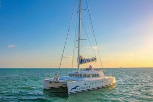 From Tulum: luxury Isla Mujeres Catamaran adults only