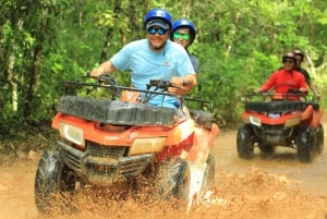 Fun ATV, Zipline, and Cenote in Tulum with transportation