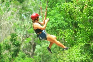 Fun ATV, Zipline, and Cenote in Tulum with transportation