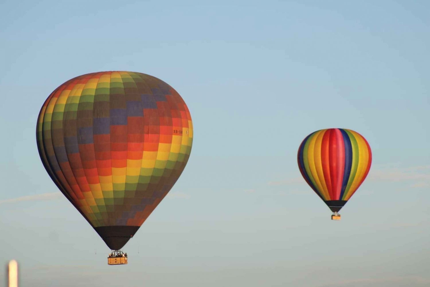 Vuelo en globo aerostático desde Teotihuacan