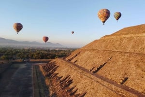 Vuelo en globo aerostático desde Teotihuacan