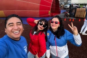 Hot Air Balloon Flight over Teotihuacan from Mexico City