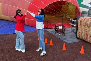 Hot Air Balloon Flight over Teotihuacan from Mexico City