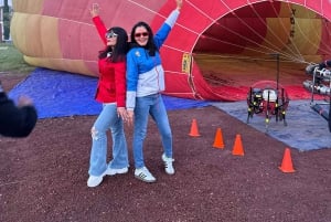 Hot Air Balloon Flight over Teotihuacan from Mexico City