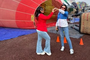 Hot Air Balloon Flight over Teotihuacan from Mexico City