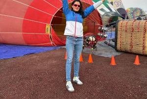 Hot Air Balloon Flight over Teotihuacan from Mexico City