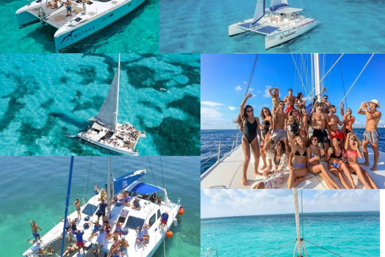Isla Mujeres: Catamarán Yate Premium Todo Incluido