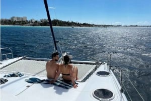 Isla Mujeres Premium Catamaran Tour with Hotel Pickup