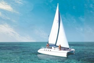 Isla Mujeres Premium Catamaran Tour with Hotel Pickup