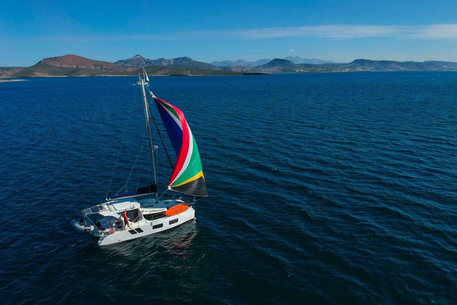 La Paz: Catamarán privado a balandra con alimentos y bebidas incluidas