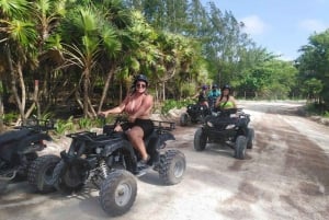 Mahahual: ATV Adventure & Open Bar Beach Day with Lunch