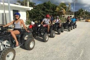 Mahahual: ATV Adventure & Open Bar Beach Day with Lunch