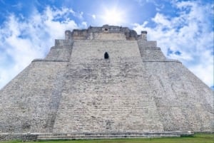 Desde Mérida: Uxmal, Kabah y Cenote Tour guiado con comida