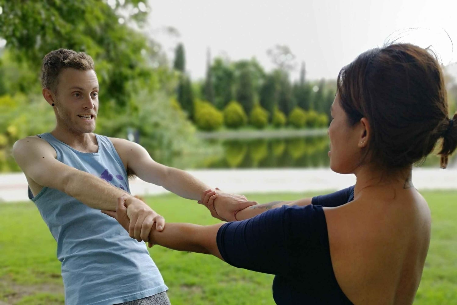 Mexico City: Acroyoga Class at Chapultepec Park