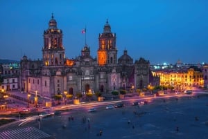 Mexico City at Night Walking tour with optional Torre Latino