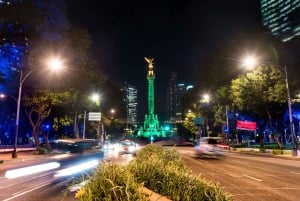 Mexico City at Night Walking tour with optional Torre Latino