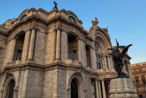 Mexico City at Night Walking tour with optional Torre Latino