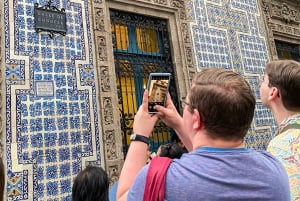 Tour a pie nocturno de Ciudad de México con Torre Latino opcional