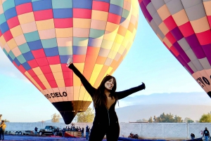 Ciudad de México: Vuelo en Globo, Desayuno en Cueva y Pirámides