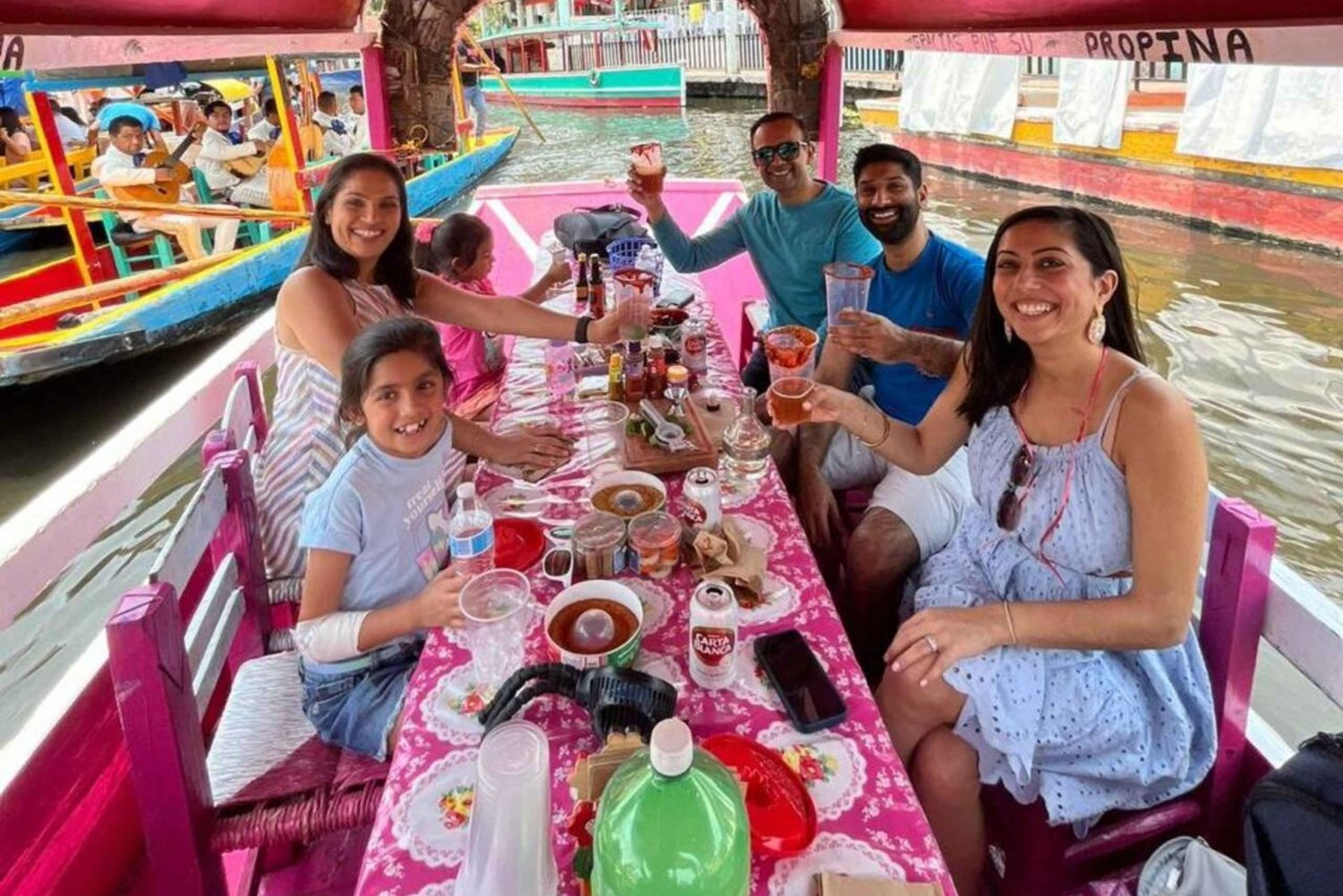 Mexico City: Boat Tour, Mezcal Tasting and Mexican Party!