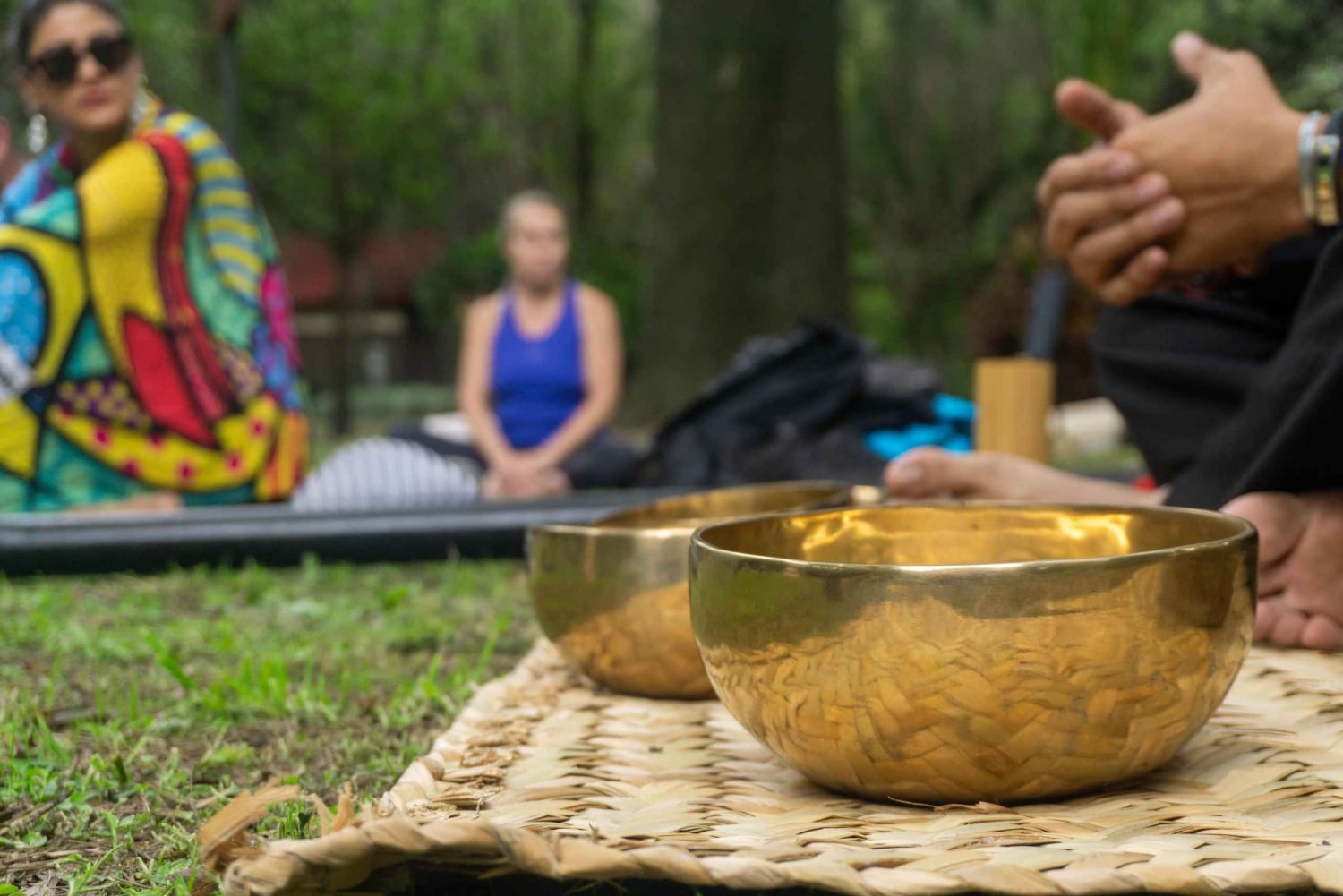 Mexico City: Chapultepec Park Yoga Class with Sound Bath